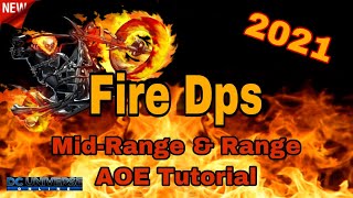 DCUO Fire Dps AOE Mid Range and AOE Range Tutorial 2021 [upl. by Annekahs]