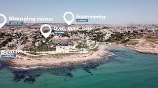 Newbuild apartments in Playa Flamenca Orihuela Costa La Zenia Flamenca Village Property in Spain [upl. by Eelsha]