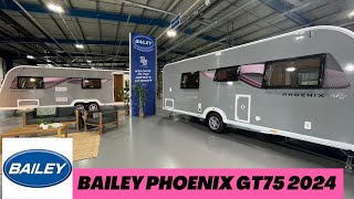 Bailey Phoenix GT75 2024 Caravans  First Look At The Full Range [upl. by Arikahc]