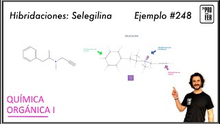 Ejemplo de hibridación 248 Hibridación de la Selegilina [upl. by Kinsman665]