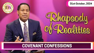 Covenant Confessions  31st October 2024  Rhapsody of Realities Daily Devotional [upl. by Chafee]