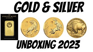 20000 GOLD AND SILVER UNBOXING 2023 gold unboxing apmex silvergoldbull canada [upl. by Margy682]