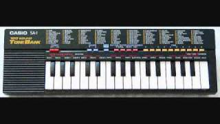 Wham  Wake Me Up Before You Go  Casio SA 20 Demo [upl. by Gnuy258]