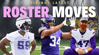 Vikings Latest Roster Moves  One More Surprising Than The Others [upl. by Beker]