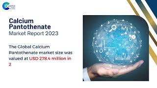 Calcium Pantothenate Market Report 2023  Forecast Market Size amp Growth [upl. by Ellerol392]