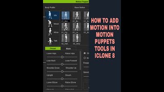 Iclone 8 Tutorial New Way To Add Motion Puppet In Iclone 8 [upl. by Teece819]