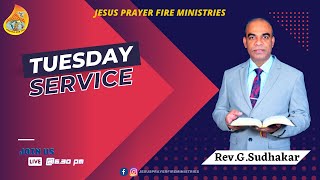 Tuesday Service  கர்த்தரின் ஆசீர்வாதம்  Part  5  29 August 2023  Rev G Sudhakar [upl. by Euqinim1]