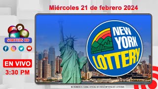 New York Lottery en vivo │ Miércoles 21 de febrero 2024  330 PM [upl. by Ytissac]