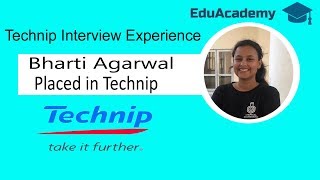 Technip Interview Experience By Bharti Agarwal  InterviewTips [upl. by Scotti615]