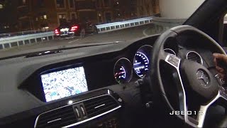 3 Loud Mercedes C63 AMGs wIPE Terrorise the Streets of London  Ride and Brutal Sounds [upl. by Jilleen]