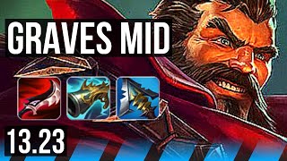 GRAVES vs AHRI MID  818 1300 games 800K mastery  NA Master  1323 [upl. by Anerehs635]