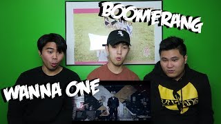 WANNA ONE  BOOMERANG MV REACTION FUNNY FANBOYS [upl. by Iretak]