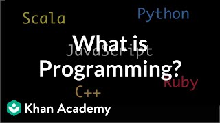 What is Programming  Intro to JS Drawing amp Animation  Computer programming  Khan Academy [upl. by Ladnar805]