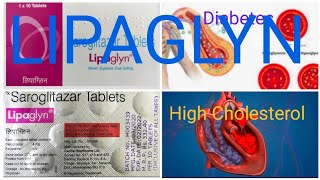 LIPAGLYN 4MG HINDI INFO lipaglyn lipaglyn4 antidiabetic fattyliver cholesterol [upl. by Gotcher]