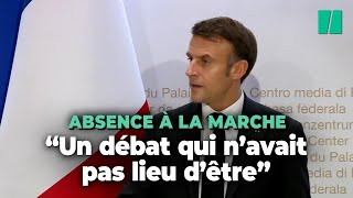 Macron défend son absence à la marche contre l’antisémitisme [upl. by Roper617]