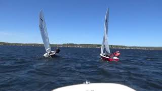 Two Boat Kestrel dinghy training [upl. by Nilved]