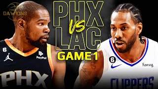 Phoenix Suns vs Los Angeles Clippers 1 Full Highlights  2023 WCR1  FreeDawkins [upl. by Novets]