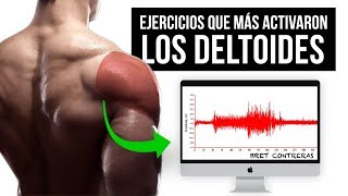 MEJORES EJERCICIOS para HOMBROS Y TRAPECIOS según la ciencia  Electromiografía [upl. by Witkin777]