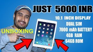 TABLET UNBOXING  101 INCH TABLET IN JUST 5000 INR  CHEAPEST DUAL SIM TABLETS WITH 4GB RAM [upl. by Rosalyn]