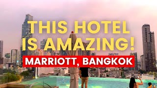 Marriott Hotel The Surawongse Bangkok  Luxury Five Star Hotel Review Thailand  Full Tour [upl. by Eetnod]