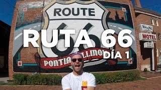 Ruta 66 día 1 Chicago Springfield 375 km [upl. by Swerdna836]