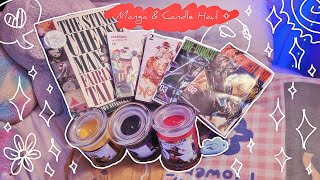 Thriftbooks amp Otakuscents haul ✿ Candles Books Manga [upl. by Arlina453]