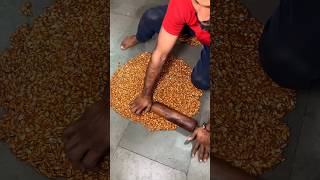 Unhygienic mungfali chikki 🤮 shorts ytshorts viralshorts foodmaker making mungfali [upl. by Bandur]