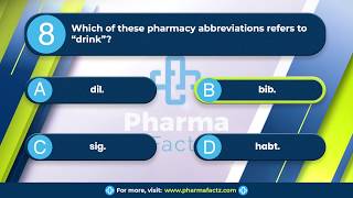 Pharmacy Abbreviations Quiz [upl. by Kylynn945]