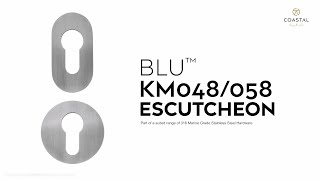 KM048KM058 Self Adhesive Escutcheons  BLU 316 Stainless Steel  Coastal Group [upl. by Ayn72]