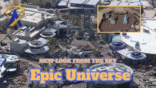 NEW LOOK at Epic Universe From Above [upl. by Ycat]