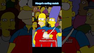 Marge created a miracle in the curling match Season 21 Episode 12 shorts funny simpsons [upl. by Ahsiyn]