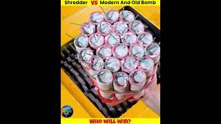 Bombs💣 Vs Shredder shorts whatif uniqueexperiment मजेदारवीडियो [upl. by Des]