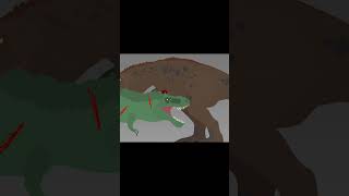 hypo rex vs ark rex foryou theisle dinosaur sticknodesfight battle arksurvivalevolved [upl. by Marj145]