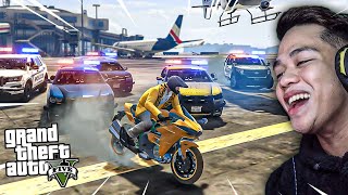 Animated Ninja Superbike Vs 7 Fast POLICE Cars INTENSE  GTA 5 [upl. by Gunner]