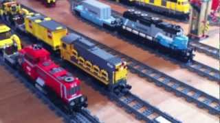 Lego city trains incl the Maersk train and Santa Fe [upl. by Stouffer427]