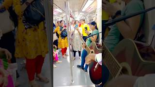 Jiya dhadak ❤️ Delhi Metro Public Reaction 😍😍😍 viralvideo shortvideo youtubeshorts l [upl. by Chadwick]