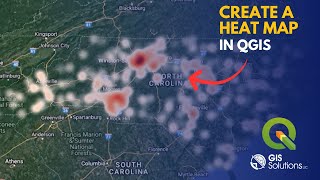 QGIS Tutorial  Creating a Heat map in QGIS [upl. by Derry824]