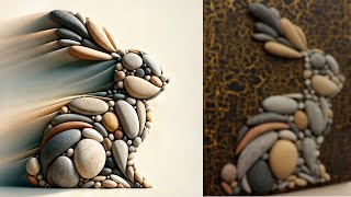 How to Make Pebbles from Polystyrene  Faux Pebbles Art [upl. by Pardo]