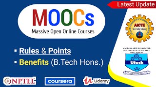 MAKAUT MOOCs Update 2022 Points Courses List MOOCs in MAKAUT for Degree with Honours [upl. by Croteau150]