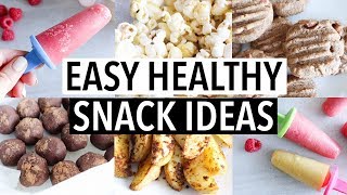 10 EASY HEALTHY SNACK IDEAS You NEED to try Low Cal Healthy Yum [upl. by Abercromby]