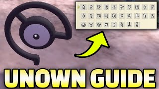 🔠 All 28 Unown amp Where To Find Them In Pokemon Legends Arceus [upl. by Sewoll896]