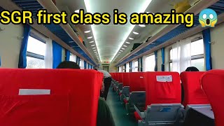 my first time travelling on SGR First class Mombasa Nairobi trip Dennis The National [upl. by Arag]