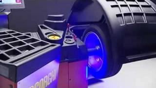 Corghi Blue Light Wheel Balancer mp4 [upl. by Brottman]