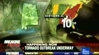 TWC April 27 2011 Mega tornado outbreak part 3 [upl. by Tirreg]