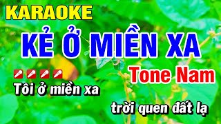 Karaoke Kẻ Ở Miền Xa Tone Nam Nhạc Sống  Hoài Phong Organ [upl. by Matlick]