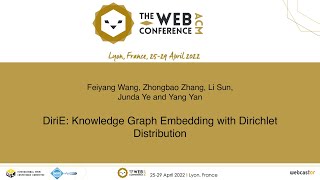 DiriE Knowledge Graph Embedding with Dirichlet Distribution [upl. by Xanthus997]