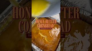 HONEY BUTTER CORNBREAD 🍯🧈 recipe thanksgivingwithsash cookingwithsash cornbreadrecipe [upl. by Nancey]