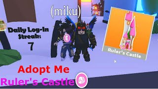 Rulers Castle Adopt Me roblox  Buy  6899  Buying The Rulers Castle [upl. by Iggep716]