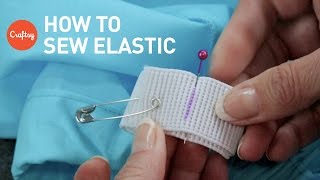 How to sew elastic 2 techniques  Sewing Tutorial with Angela Wolf [upl. by Hulton]