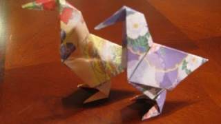 Fold a Simple Origami Bird [upl. by Aisyat]